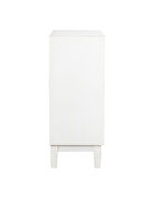 Two door accent cabinet in a white wash finish additional photo 4 of 10