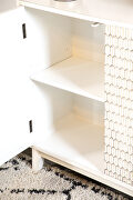 Two door accent cabinet in a white wash finish by Coaster additional picture 7