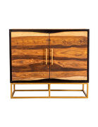 Beautifully constructed sheesham & acacia wood two door accent cabinet by Coaster additional picture 2