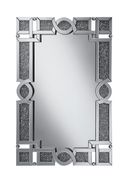 Ornate silver wall mirror by Coaster additional picture 2