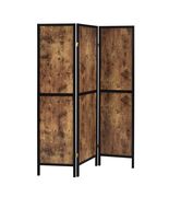 Rustic antique nutmeg three-panel screen by Coaster additional picture 3