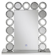 Rectangular table mirror with led lighting additional photo 4 of 3