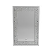 Clean lines with beveled edges wall mirror by Coaster additional picture 3
