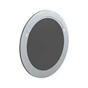 Beveled mirror in a gray finish by Coaster additional picture 6