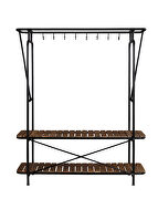 Clothes and shoe standing rack by Coaster additional picture 2