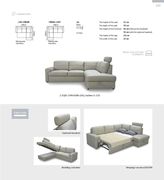 Sleeper full top grain leather EU-made sectional by Galla Collezzione additional picture 2