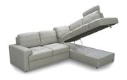Sleeper full top grain leather EU-made sectional by Galla Collezzione additional picture 5