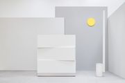 Contemporary vertical reception desk in white by MDD additional picture 2