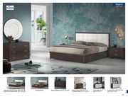 Wenge / white contemporary style bed w/ storage platform by Dupen Spain additional picture 6