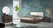Wenge / white contemporary style full bed w/ storage platform by Dupen Spain additional picture 2