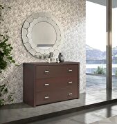 Wenge / white contemporary style full bed w/ storage platform by Dupen Spain additional picture 3
