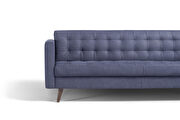 Contemporary blue fabric tufted sofa by Diven Living additional picture 6