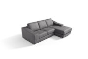 Gray fabric contemporary sectional sofa additional photo 2 of 5