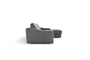 Gray fabric contemporary sectional sofa by Diven Living additional picture 4