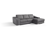 Gray fabric contemporary sectional sofa by Diven Living additional picture 5