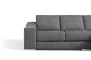 Gray fabric contemporary sectional sofa by Diven Living additional picture 6