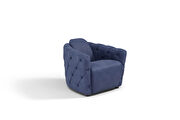 Contemporary chair in blue ocean fabric by Diven Living additional picture 3