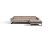 Italian leather adjustable headrests sectional by Diven Living additional picture 6