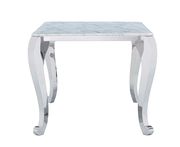 Marble top modern dining table w/ chrome legs by ESF additional picture 4