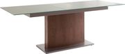 Contemporary extension table w/ foggy glass by ESF additional picture 2