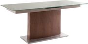 Contemporary extension table w/ foggy glass by ESF additional picture 3
