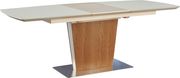 Modern natural wood dining table w/ extension by ESF additional picture 4