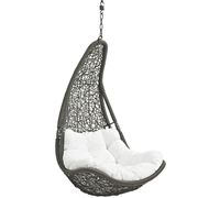 Swing chair in gray white by Modway additional picture 3