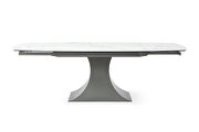 Top marble-like rounded ceramic table w/ extension by ESF additional picture 2