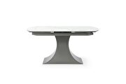 Top marble-like rounded ceramic table w/ extension by ESF additional picture 3