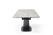 Extension ceramic top dining table w/ black base by ESF additional picture 14