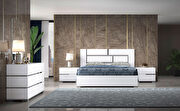 Gloss white European stylish contemporary bed by ESF additional picture 8