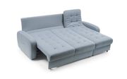 EU-made unique blue fabric sleeper sectional sofa by Galla Collezzione additional picture 6