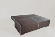 Modern brown fabric sofa w/ adjustable headrests by ESF additional picture 10