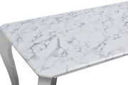 Real marble top / chrome legs coffee table by ESF additional picture 7