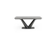 12mm ceramic top dining table with 2 extensions by ESF additional picture 3