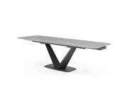 12mm ceramic top dining table with 2 extensions by ESF additional picture 3