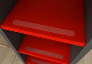 Gamers twin size bed in red / black finish by ESF additional picture 13