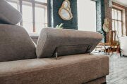 European fabric sectional w/ sleeper & storage by ESF additional picture 5