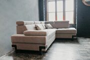 European fabric sectional w/ sleeper & storage by ESF additional picture 6