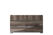 Chocolate brown contemporary multicolor high-gloss king bed by Status Italy additional picture 6