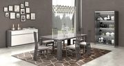Italian gray high gloss laquer modern dining table additional photo 2 of 1