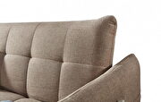 Modern light brown fabric sofa bed by ESF additional picture 10