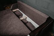 Curved arms sofa bed w/ storage by ESF additional picture 9