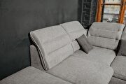 Eu made gray fabric storage sectional additional photo 3 of 13