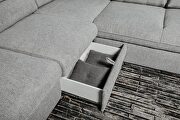 Eu made gray fabric storage sectional by ESF additional picture 10