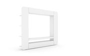 Modern European style laquer wall-unit in white by ESF additional picture 6