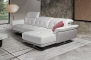 Italian-made ultra-contemporary leather sectional sofa by ESF additional picture 2