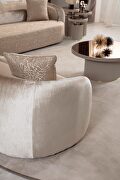 European designer light brown / beige fabric sofa by ESF additional picture 4