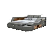 Versatile queen bed w/ storage/led lamp/stools and more by Camelgroup Italy additional picture 16