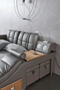 Versatile queen bed w/ storage/led lamp/stools and more by Camelgroup Italy additional picture 5
